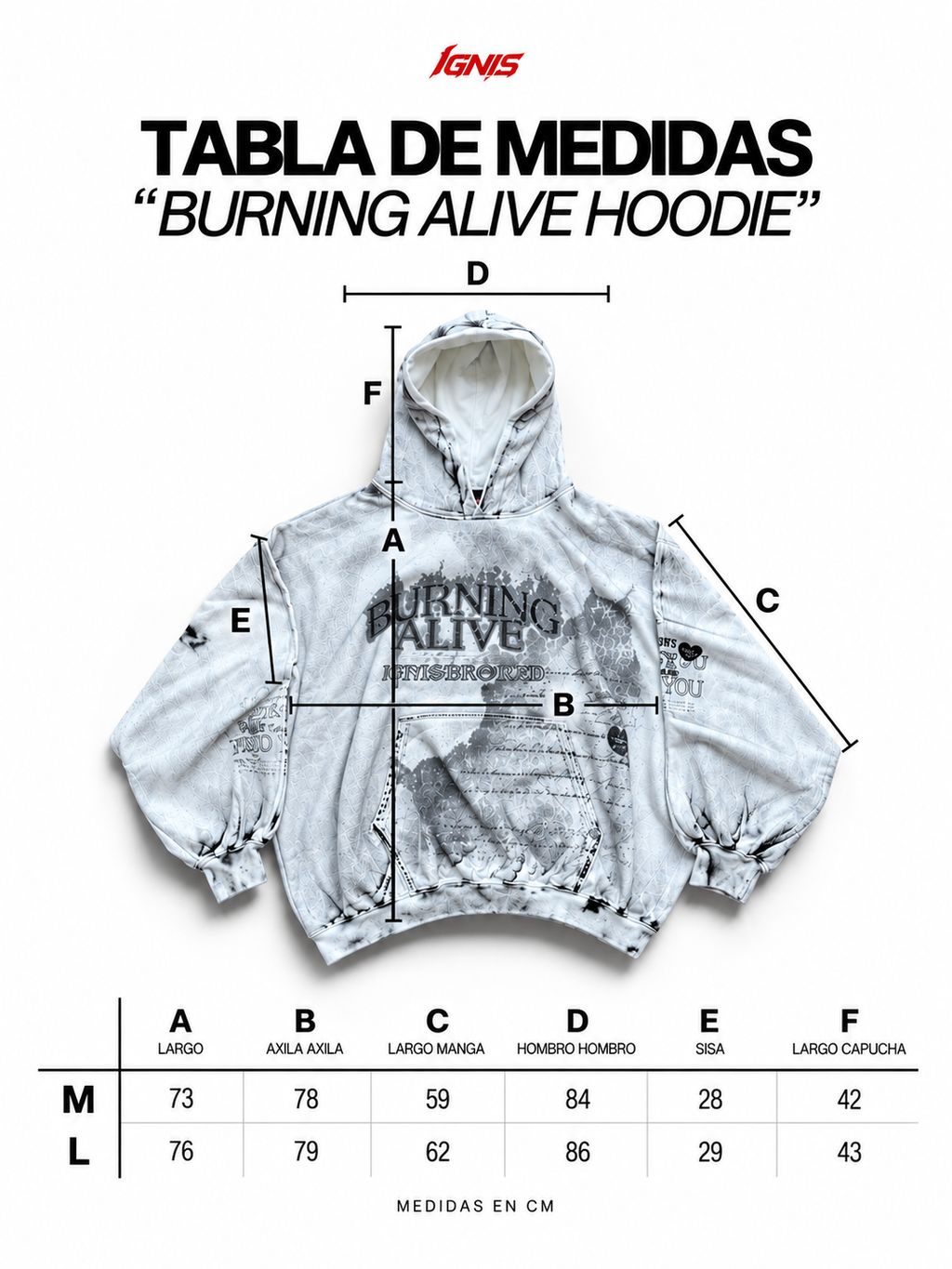 Burning Alive Hoodie