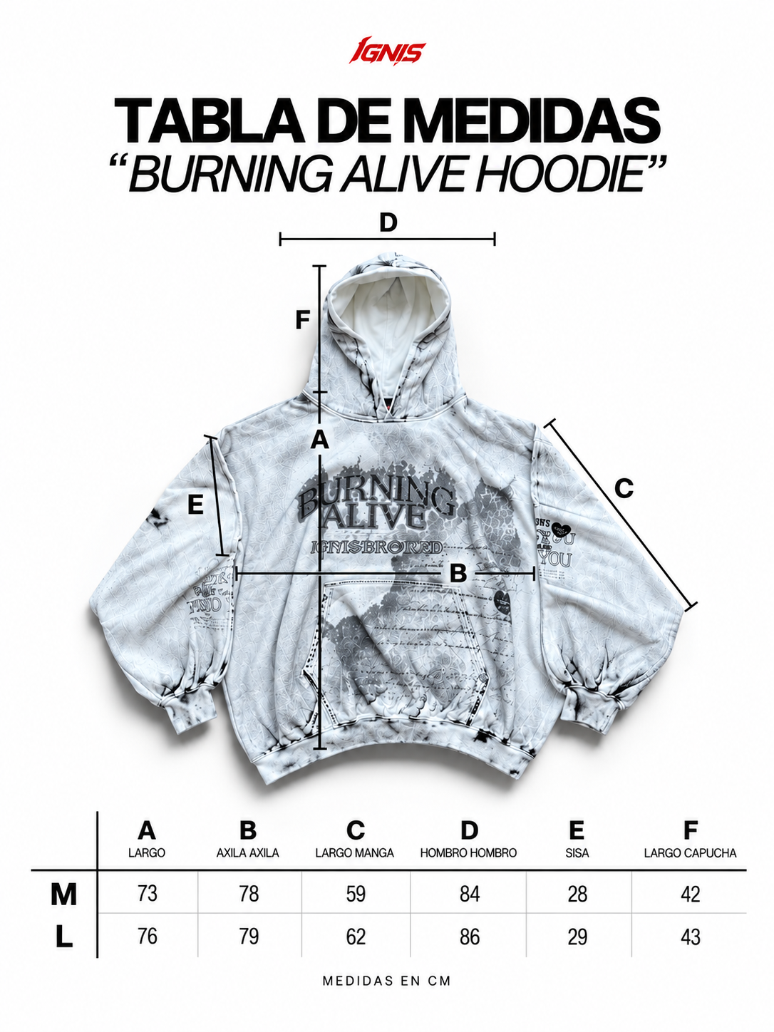 Burning Alive Hoodie