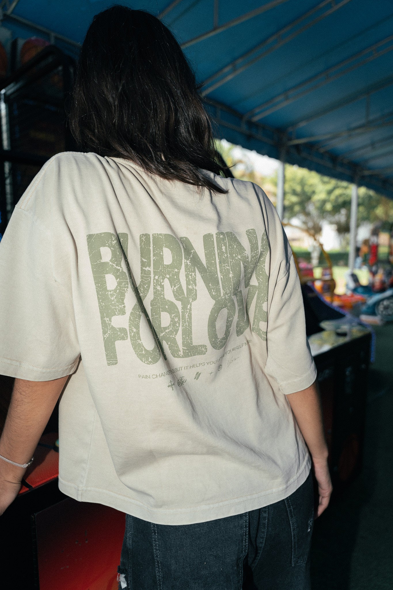 Burning T-shirt